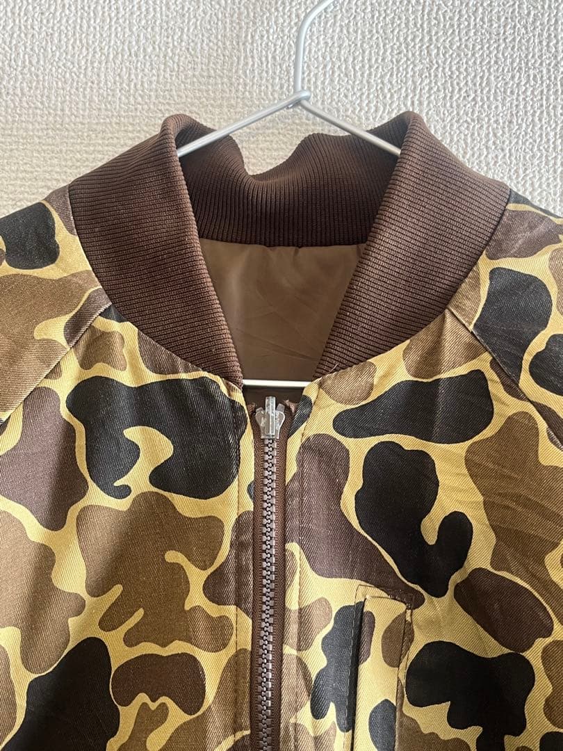 80s woolrich 迷彩柄リバーシブルブルゾン　ウールリッチ　L USA製