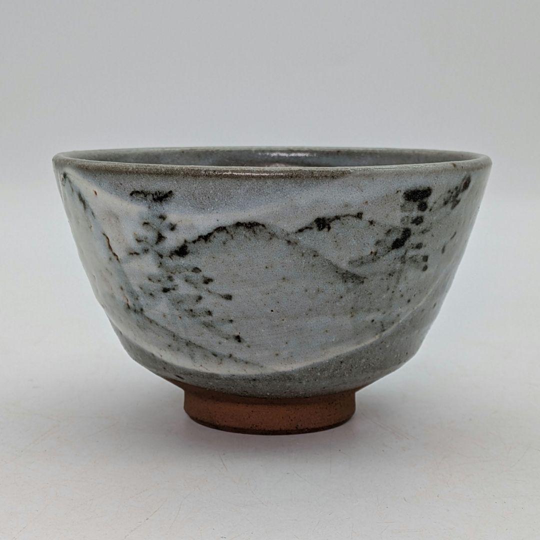 瑞靖窯 美濃焼 刷毛目深山絵茶盌 抹茶碗 抹茶茶碗 茶道具 茶器 食器 在