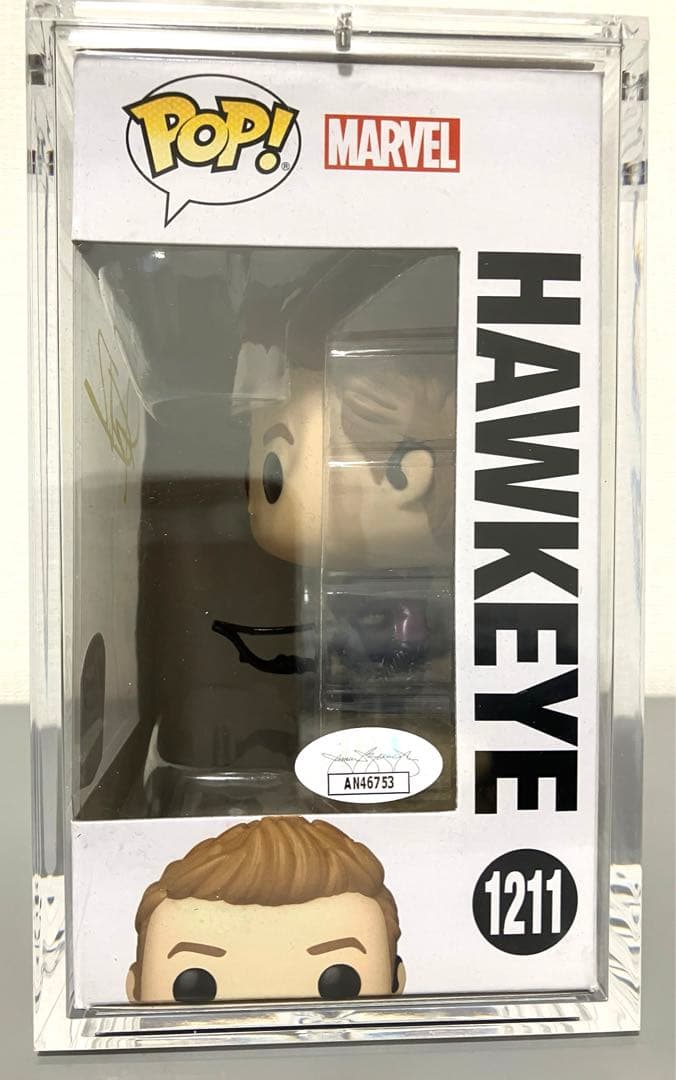 Funko POP ホークアイ ジェレミー・レナー 直筆サイン アベンジャーズ