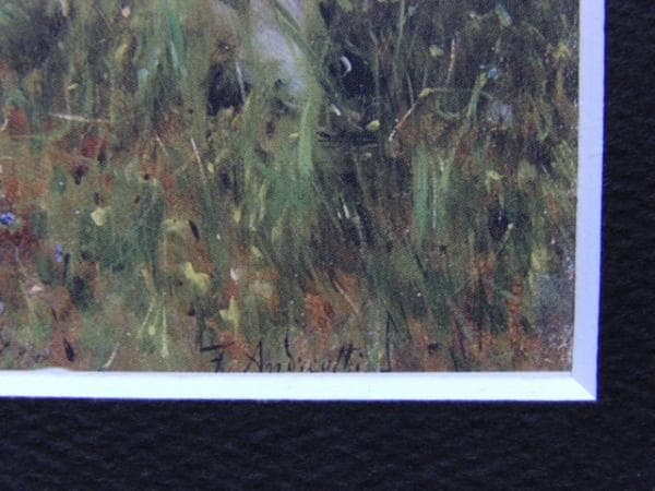 Federico Andreotti、Idillio、希少画集より、新品額装付