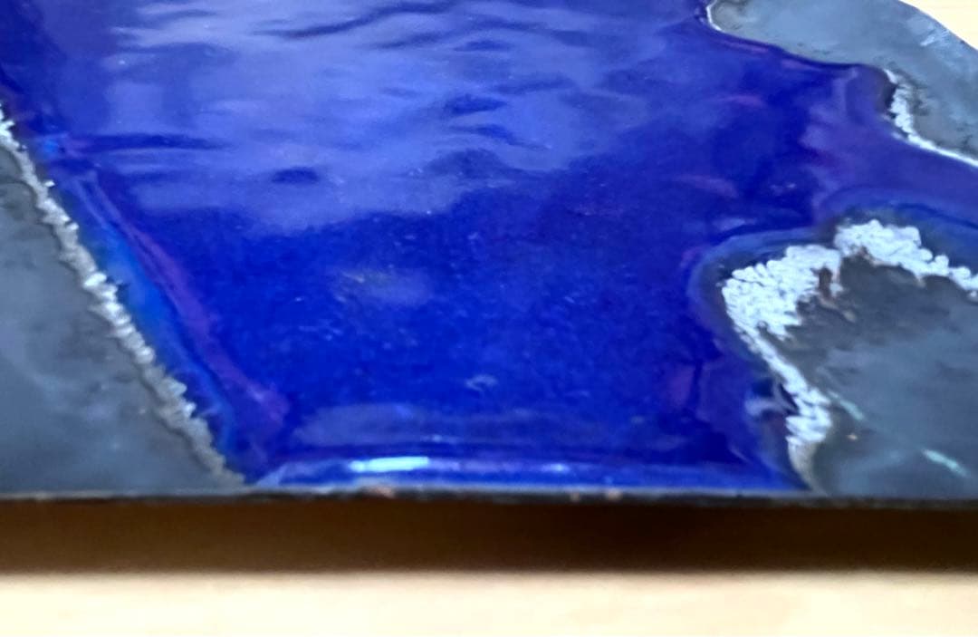 希少 富士山アート メタル陶板レリーフ