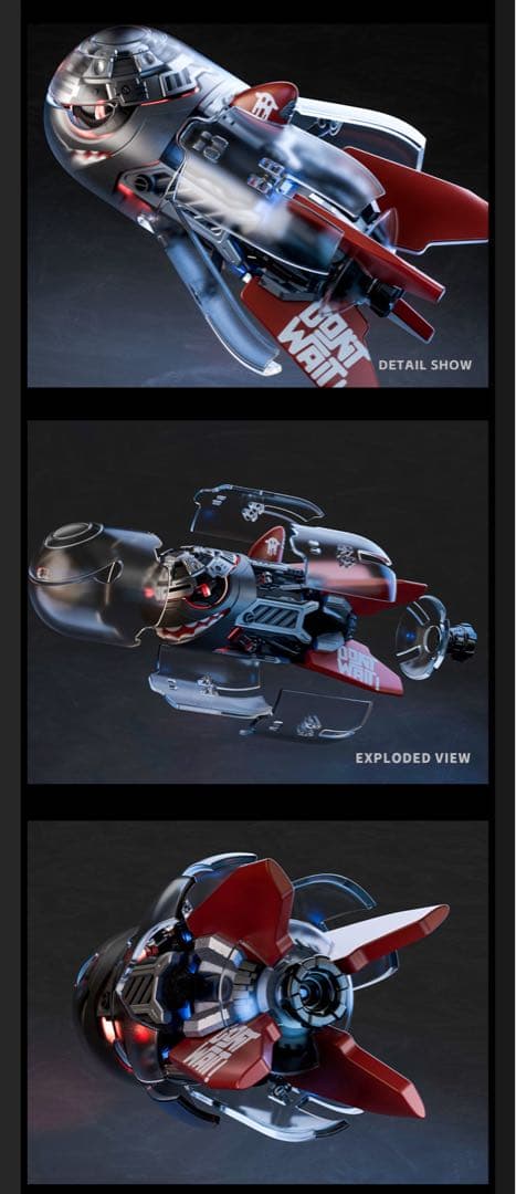 シャーク・B64 ロケットフィギュア　アートトイ