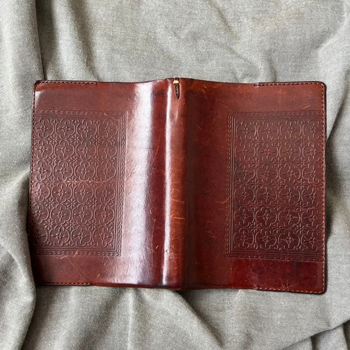 めめ様ARTS&SCIENCE アーツアンドサイエンス ブックカバー革 ブラウン