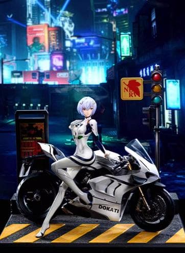 新世紀エヴァンゲリオン 綾波レイ バイク ガレージキット フィギュア
