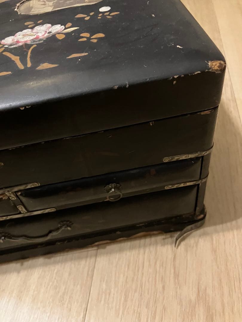 アンティーク オリエンタル 小物入れ