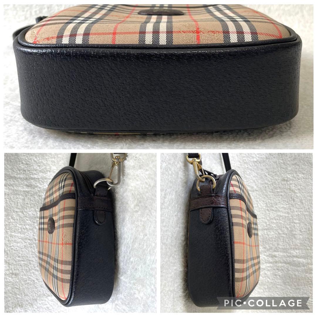 【極美品】 バーバリー 2way ショルダーバッグ ノバチェック シャドーホース