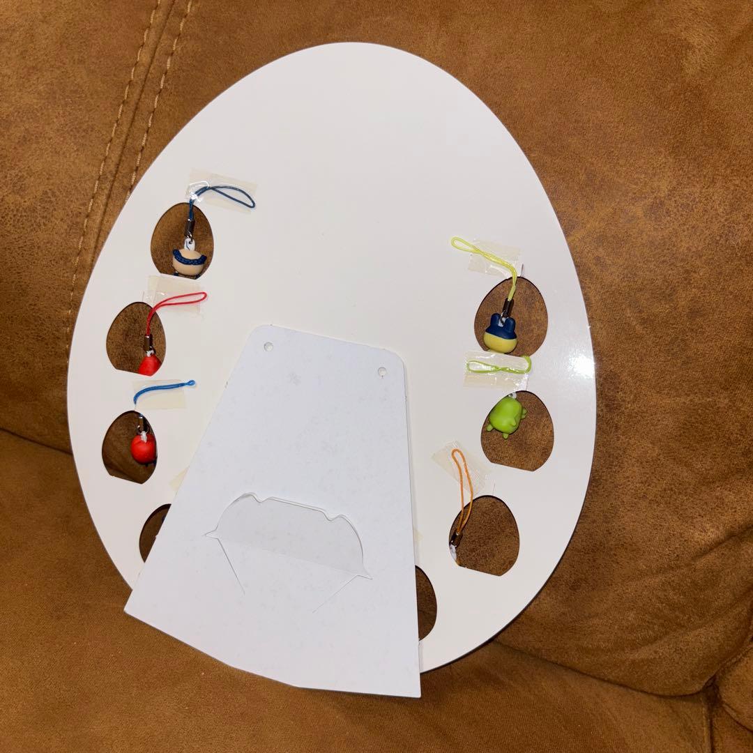 卵形　三菱鉛筆　たまごっち ディスプレイPOP ミニフィギュアストラップ 全種