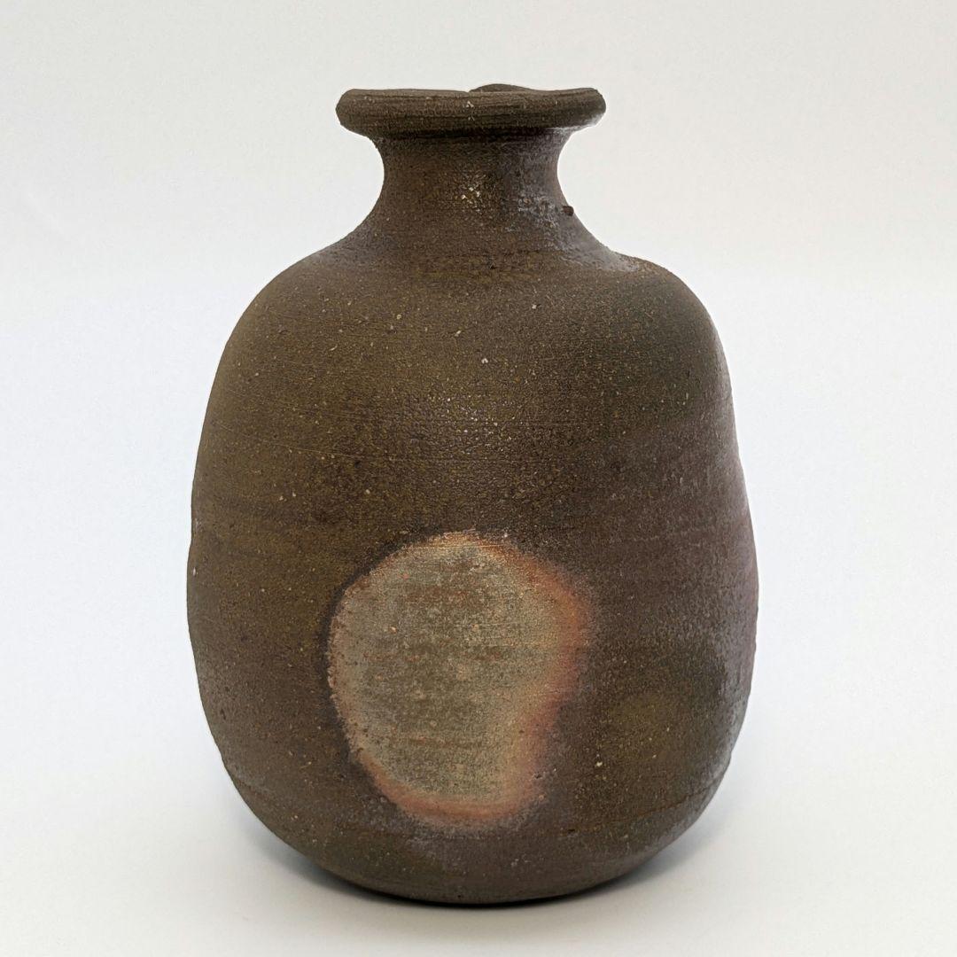 人間国宝 藤原雄 備前焼 虹彩徳利 共箱共布栞 酒器 とっくり 虹備前 食器