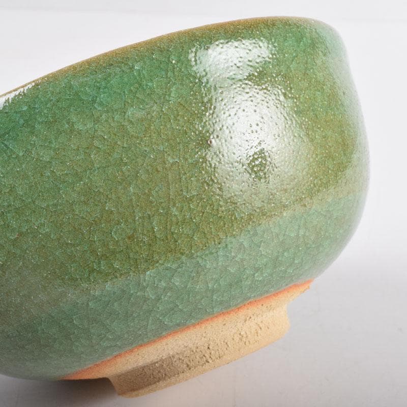 茶道具 美濃焼 加納臣峰作 茶碗 共布 極め箱 C 8391