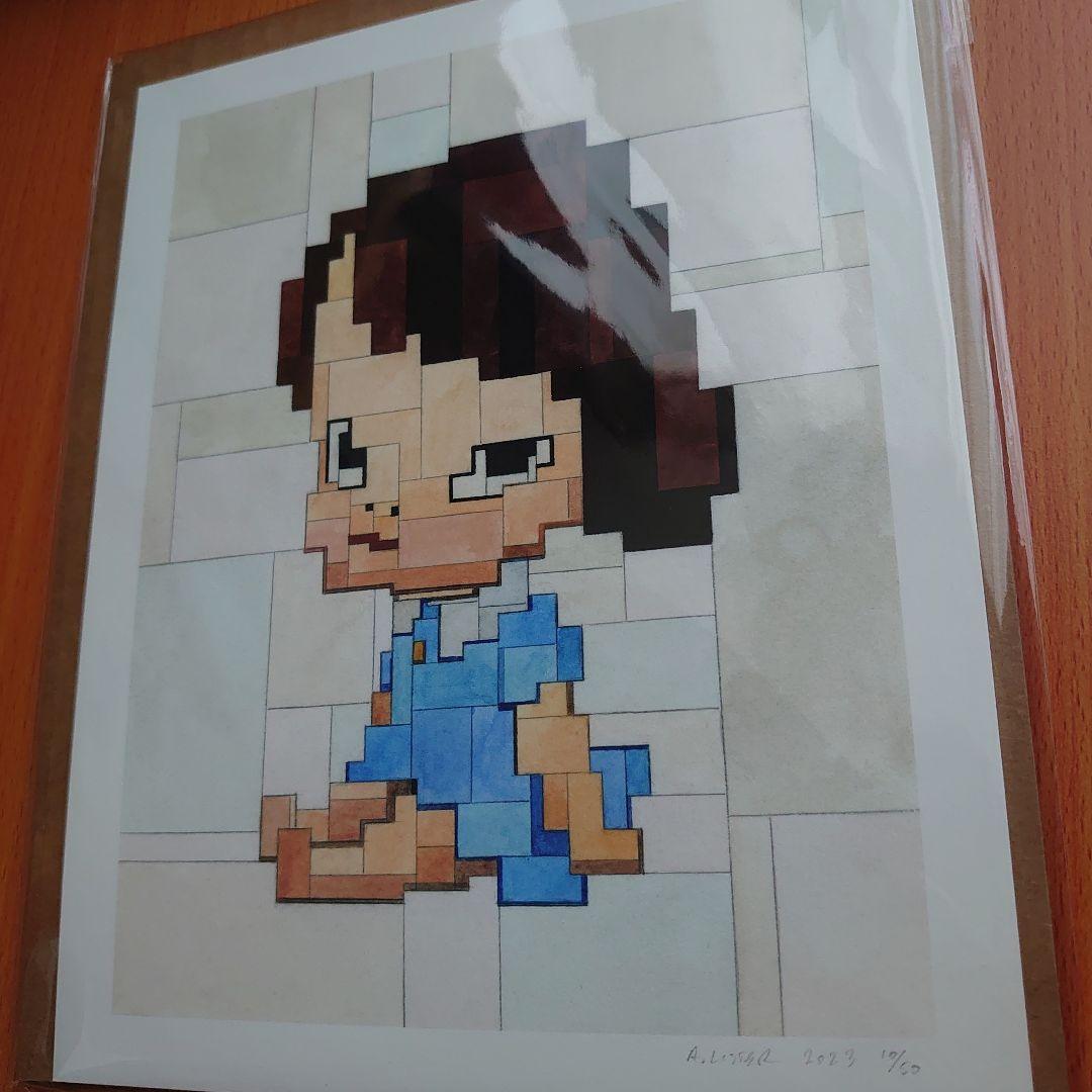 【限定】アダムリスター ② サイン入 奈良美智 レア　版画 限定】アダムリスター ② サイン入 奈良美智 レア 版画 【公式通販】