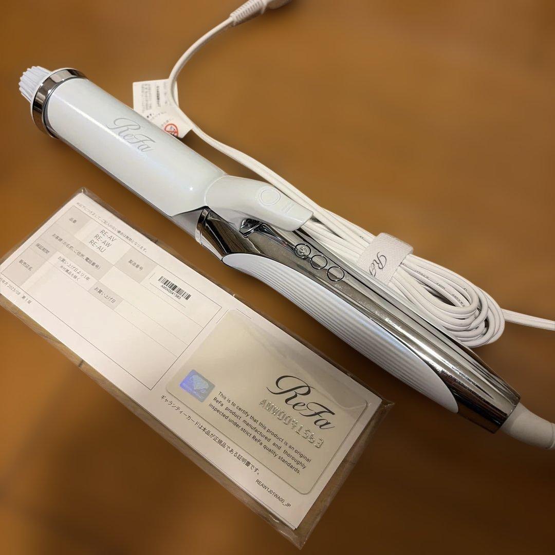 美品】 ReFa カールヘアアイロン ホワイト 38mm RE-AV-02A - メルカリ