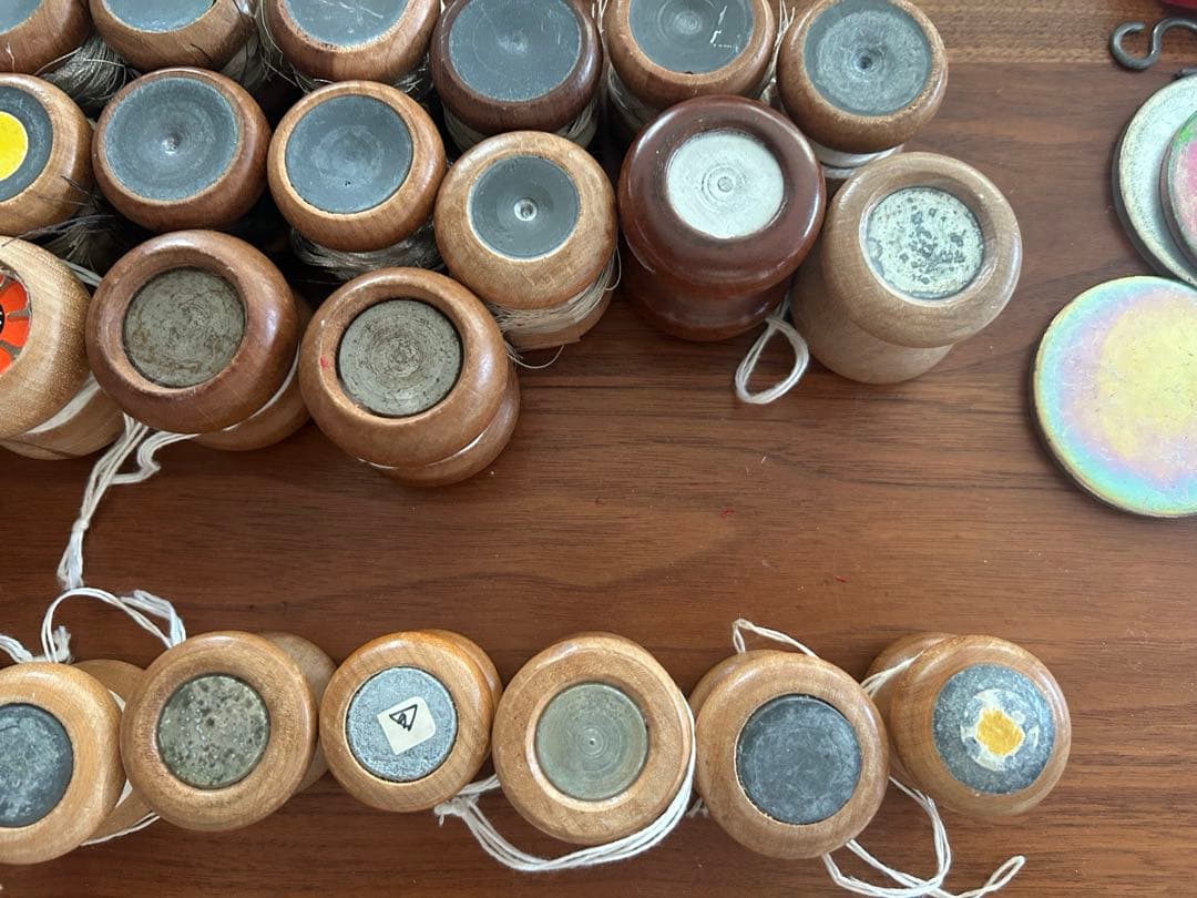 組み紐　組紐　重り　組玉　計55個！！大17、中27、小11個　重り板計720g