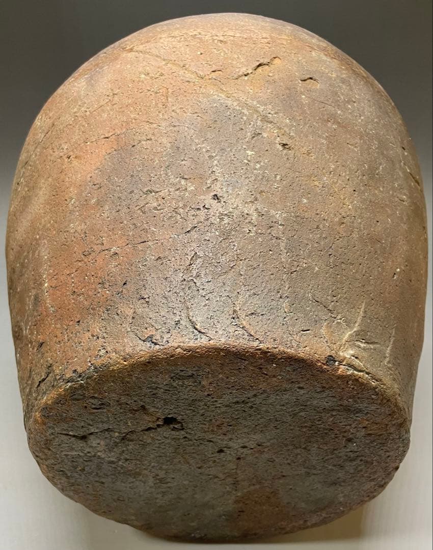 桂又三郎織 古伊賀 銭瓶壺 桃山時代 Z503