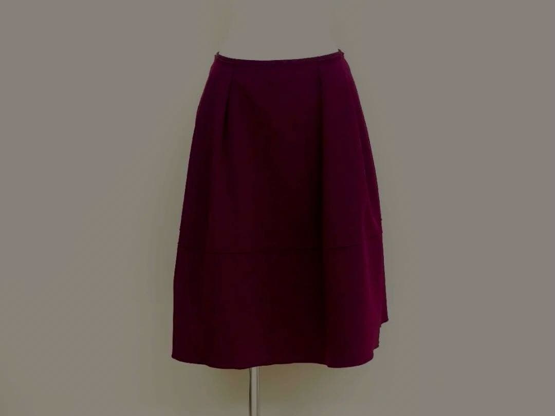 新品・未使用★FOXEY/フォクシースカート バロン 38 バーガンディ