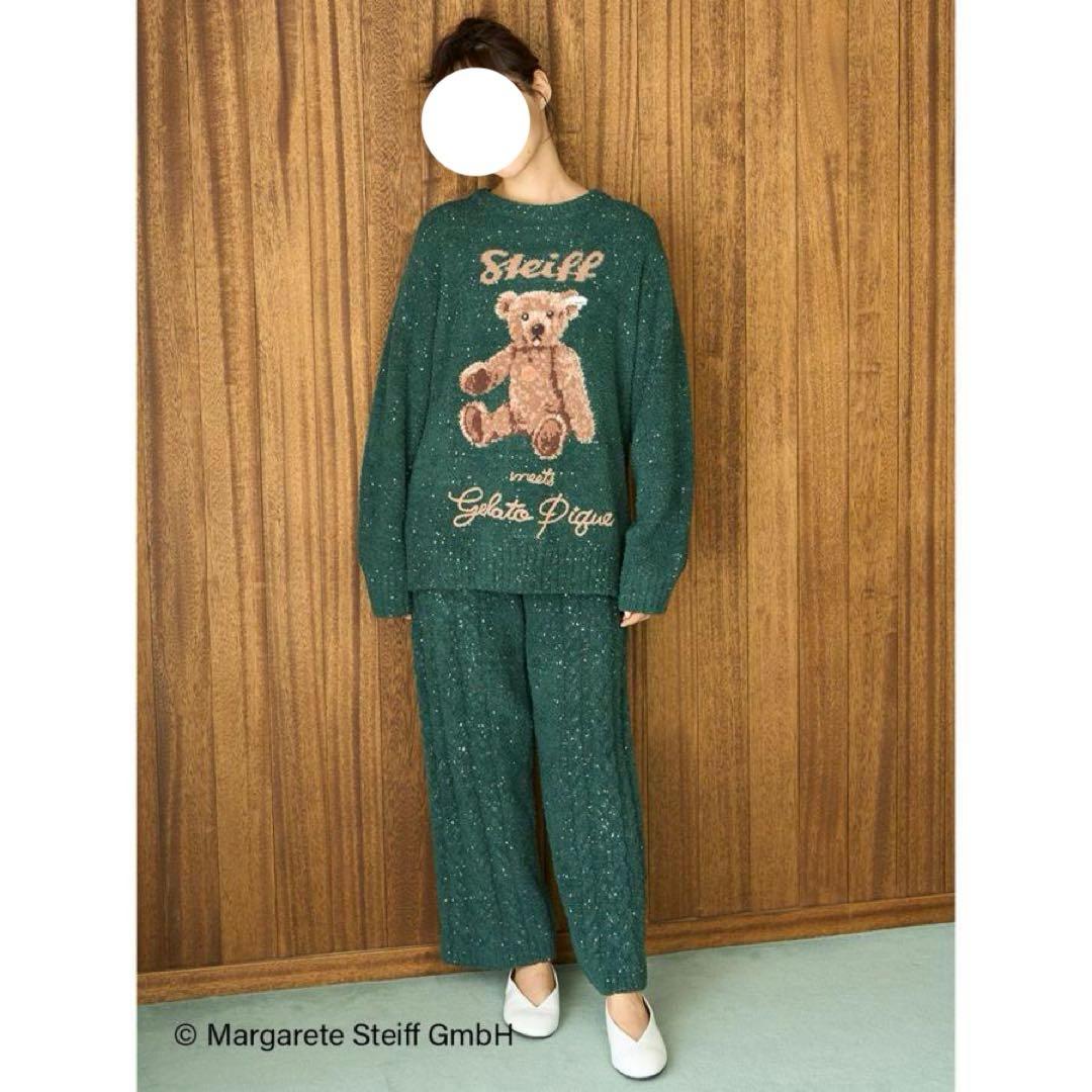 ジェラートピケ Steiff シュタイフ プルオーバー ロング パンツ