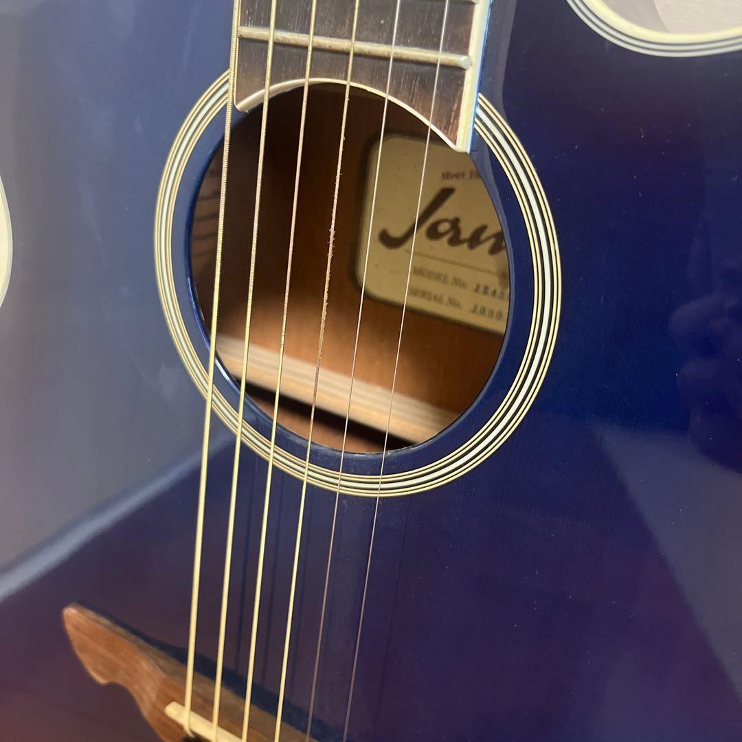 【1万値下げ！】james アコースティックギター　ブルー ギター
