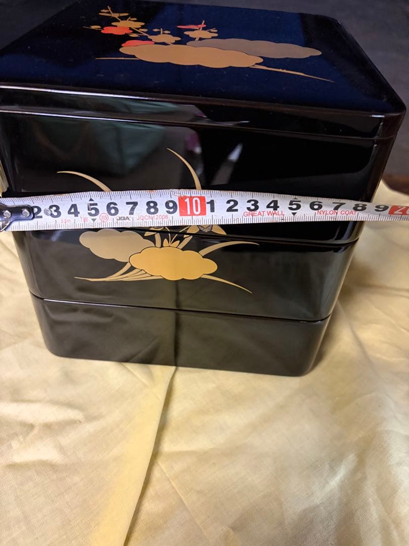 輪島塗　三段重　わじま龍作