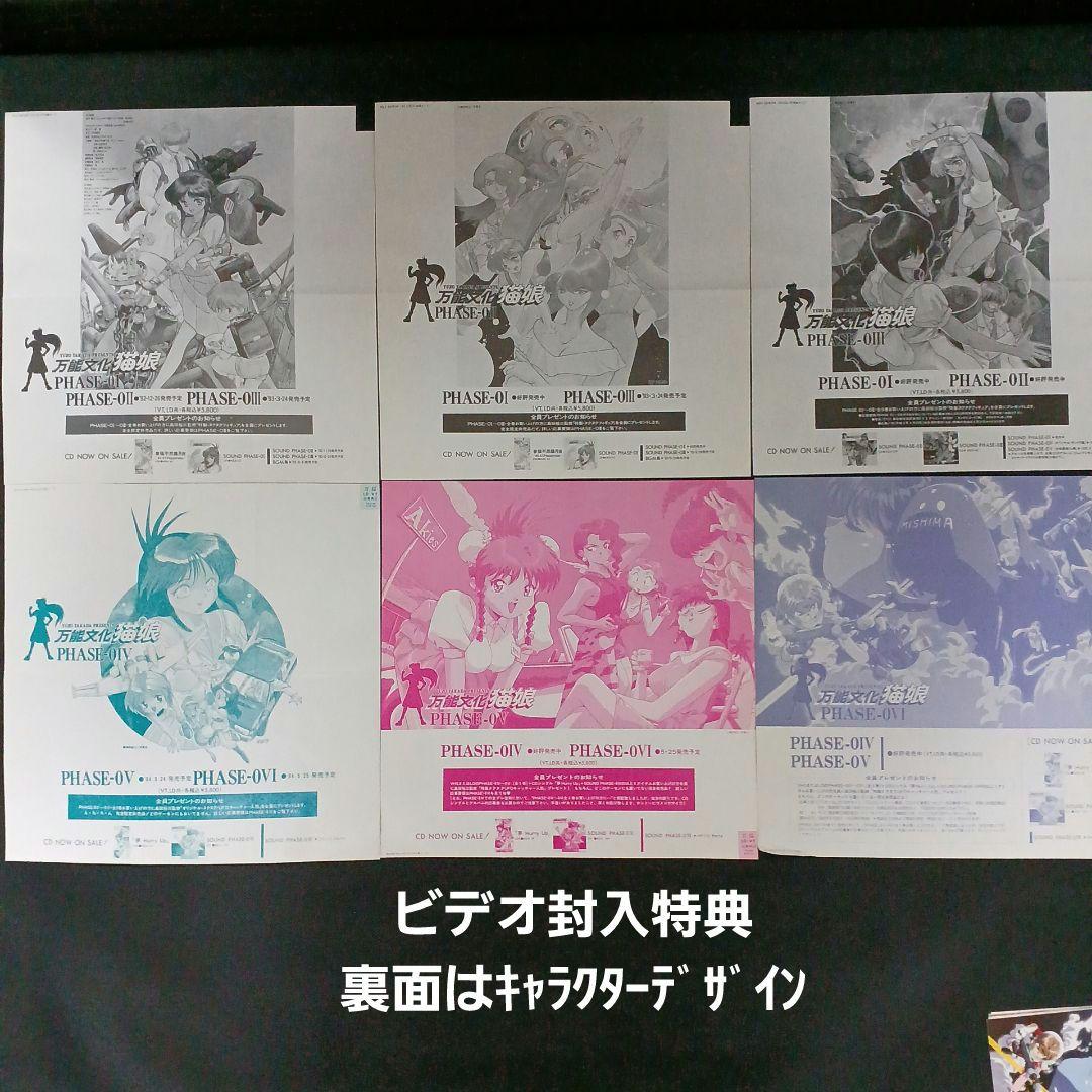 万能文化猫娘 セル画・VHS・CD・設定資料・ポスター