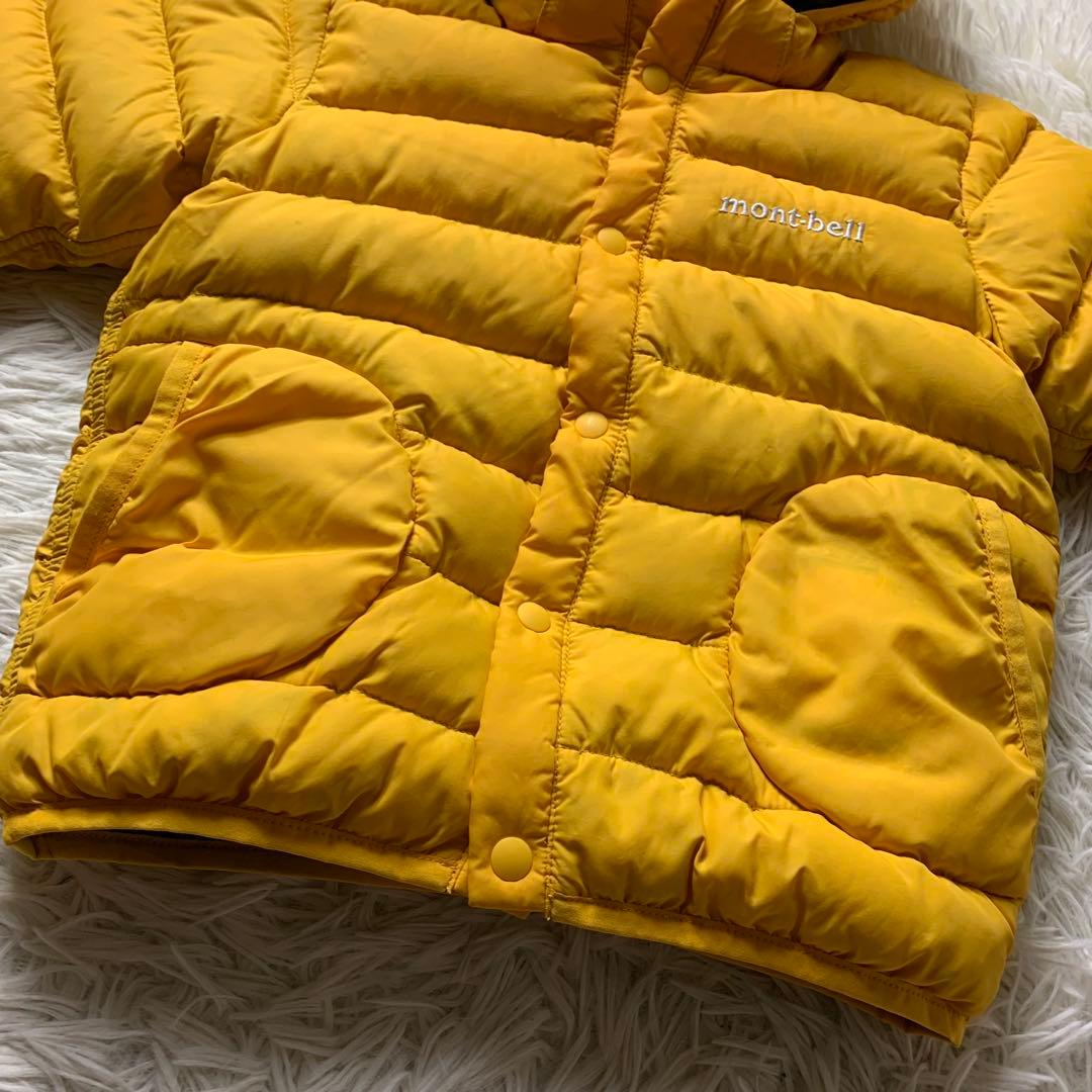 モンベル ダウンジャケット リバーシブル グーリン×イエロー 1101649