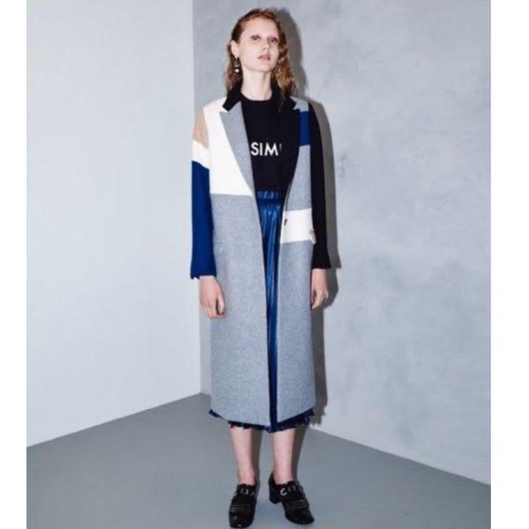 UN3D. カラーブロッキングコート 定価¥85,800 UN3D. - 美品 レア