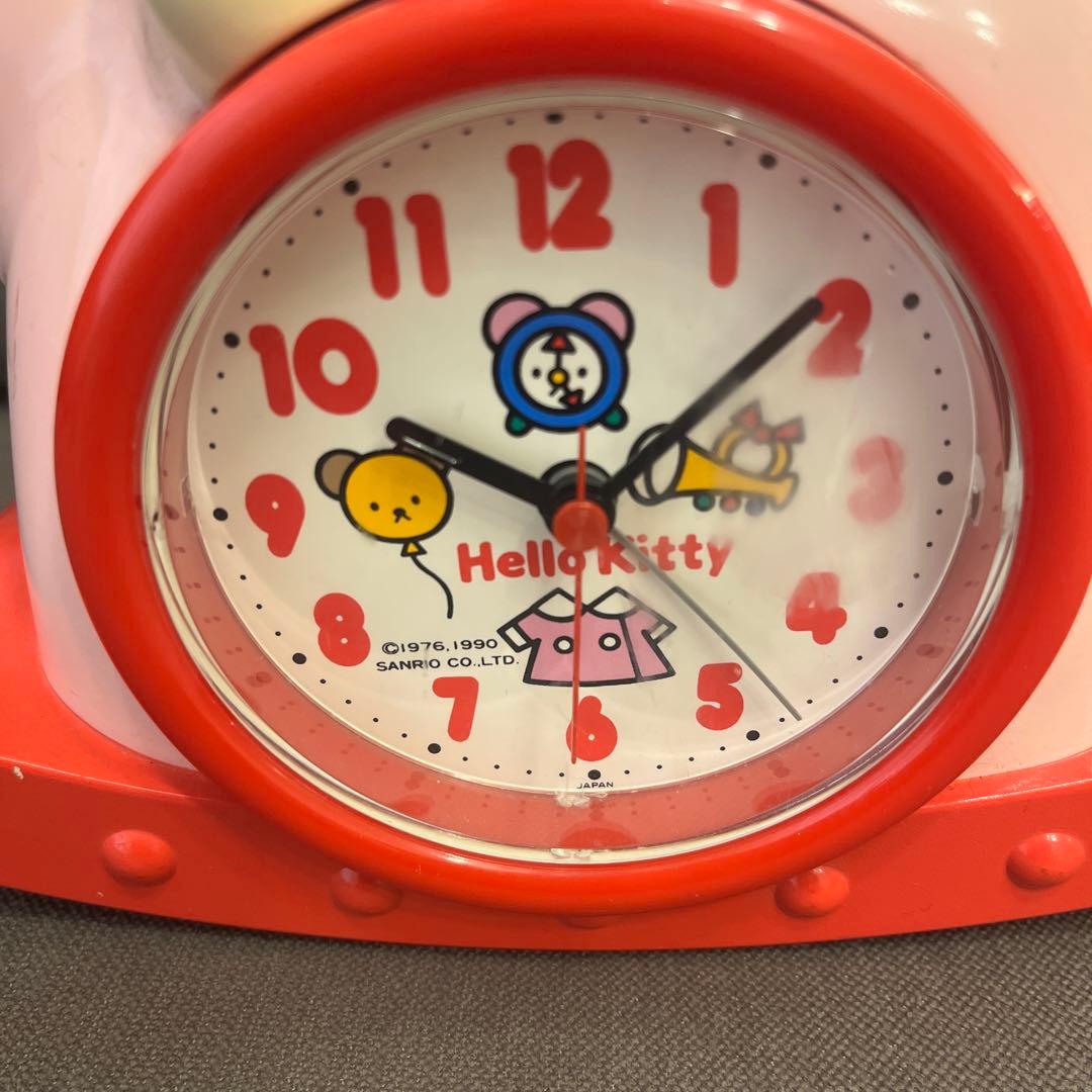 ハローキティ 目覚まし時計 木馬