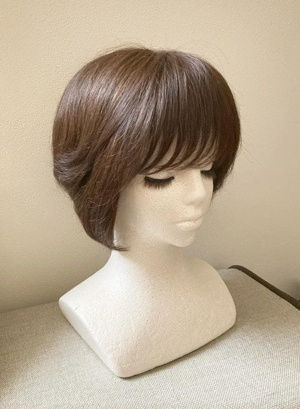 JO ジュリア・オージェ　人毛MIX　フェアリーショート　ナチュラルブラウン