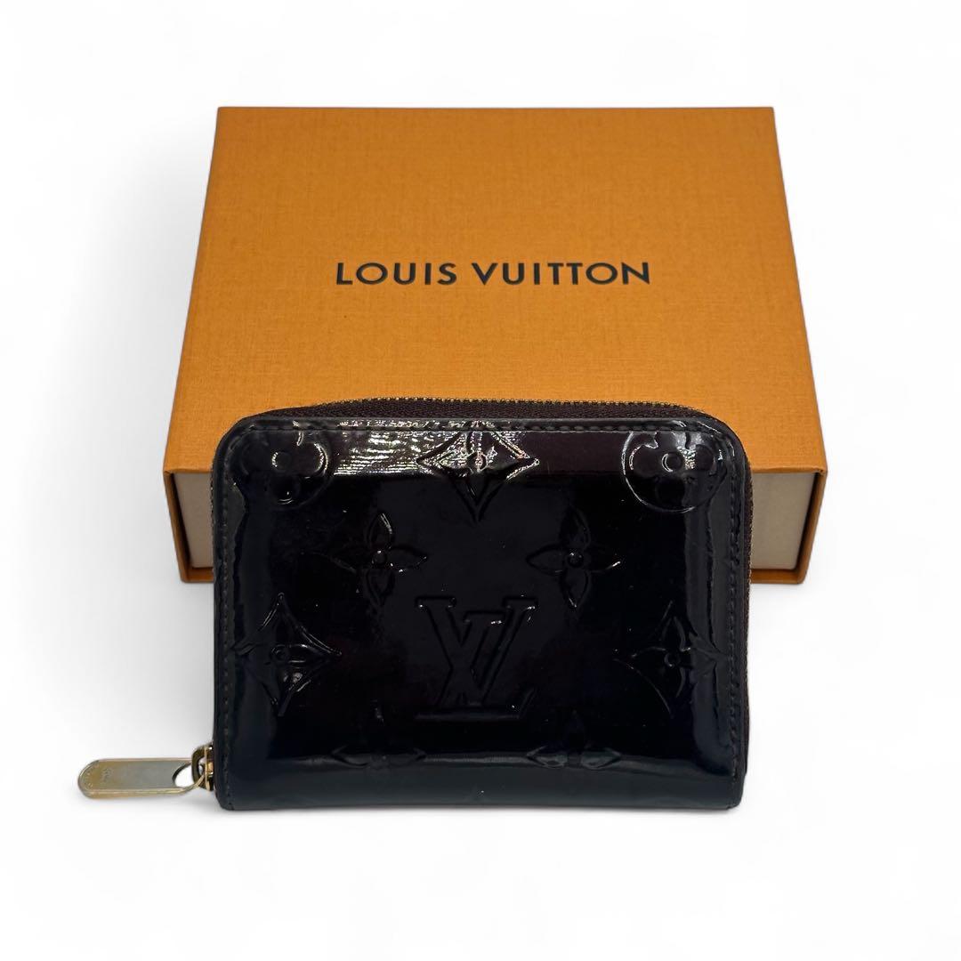 【美品】ルイヴィトン ジッピーパース ヴェルニ アラマント