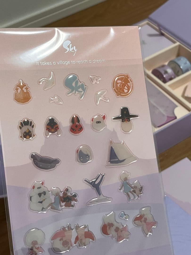 未使用/未連携】〖Sky 星を紡ぐ子どもたち〗夢かなうボックス sky