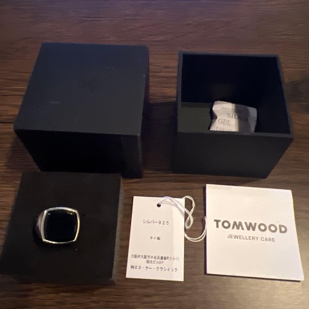 TOMWOOD トムウッド　指輪 TOM WOOD（トムウッド） 指輪 リング 「TOMWOOD(トムウッド)」Cushion