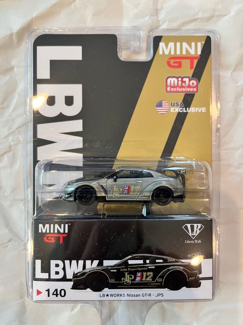 MINIGT LBワークスニッサンGT-R JPSチェイス1800個限定品 MINI GT No.184