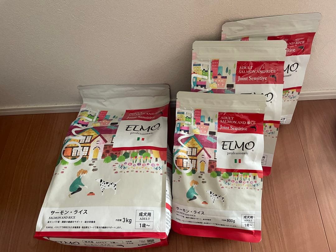 エルモELMO ドッグフード (サーモン・ライス)