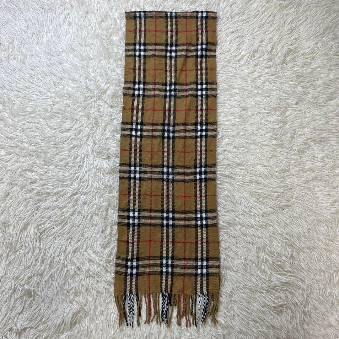 定番 大人気 バーバリーズ ノバチェック柄 マフラー ラムズウール