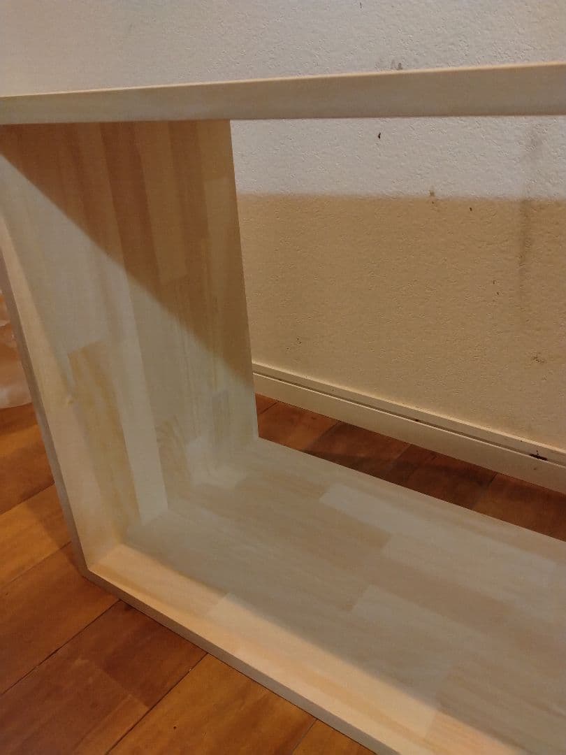 木製 ハンドメイド オーダー ロの字 棚 シェルフ ラック テレビボード