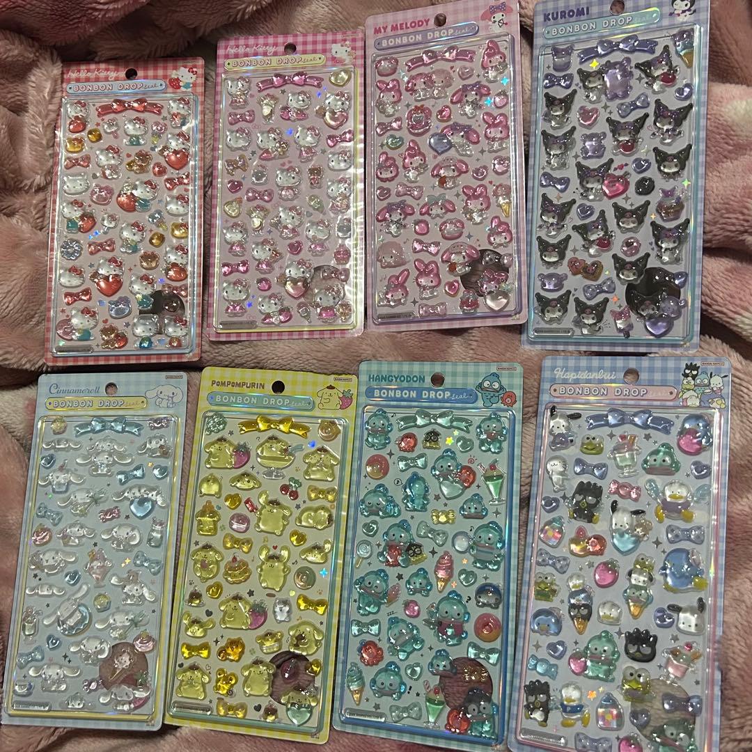 ボンボンドロップシール サンリオ 2弾 正規品 8種セット コンプリート