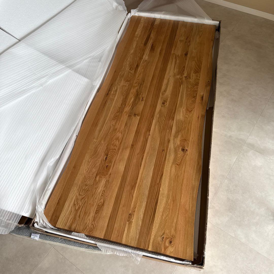 KAGUCOCO 一枚板風　ダイニングテーブル天板のみ　210 オーク　無垢材