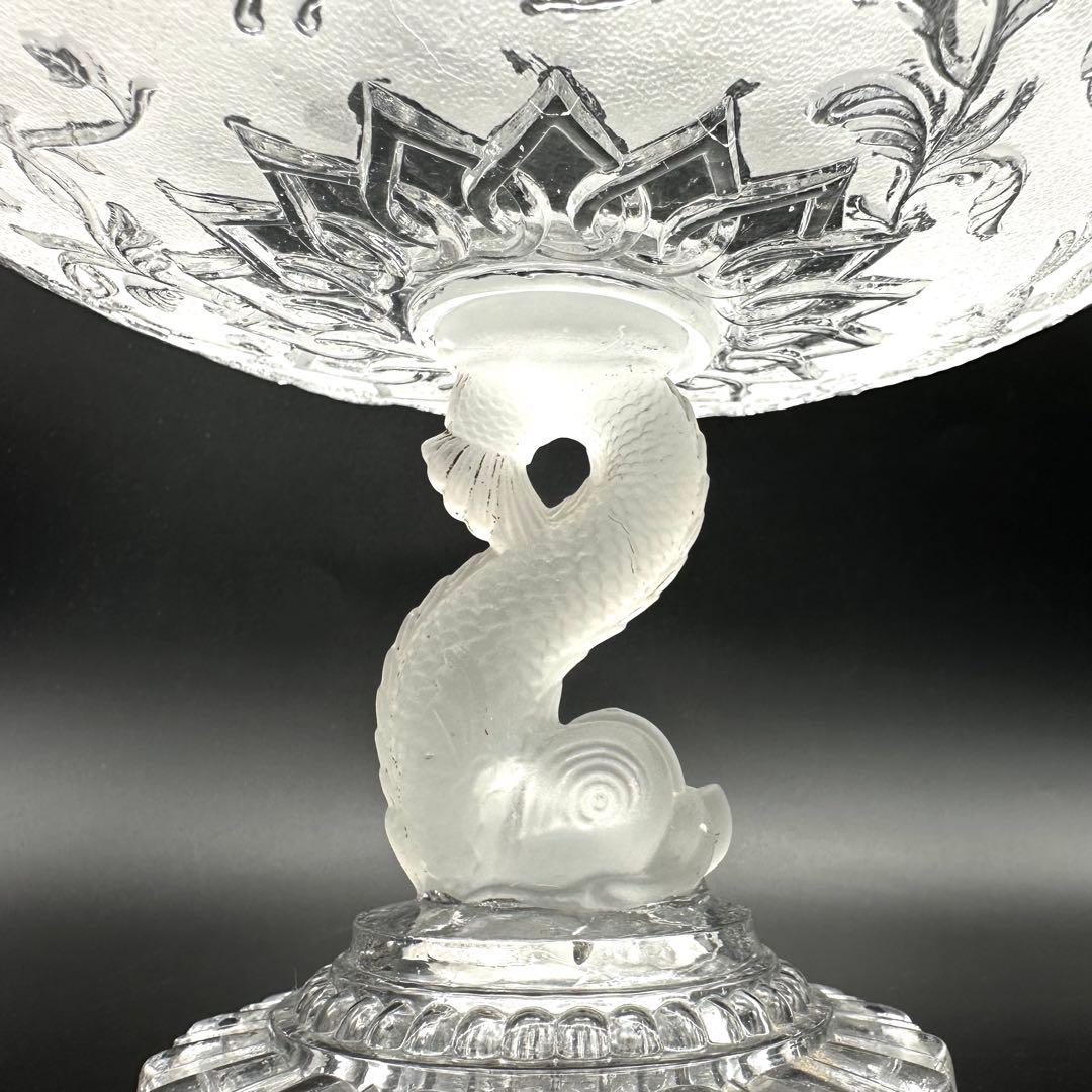 Baccarat オールドバカラ ルネサンス様式 飛鳥唐草紋コンポートクリスタル