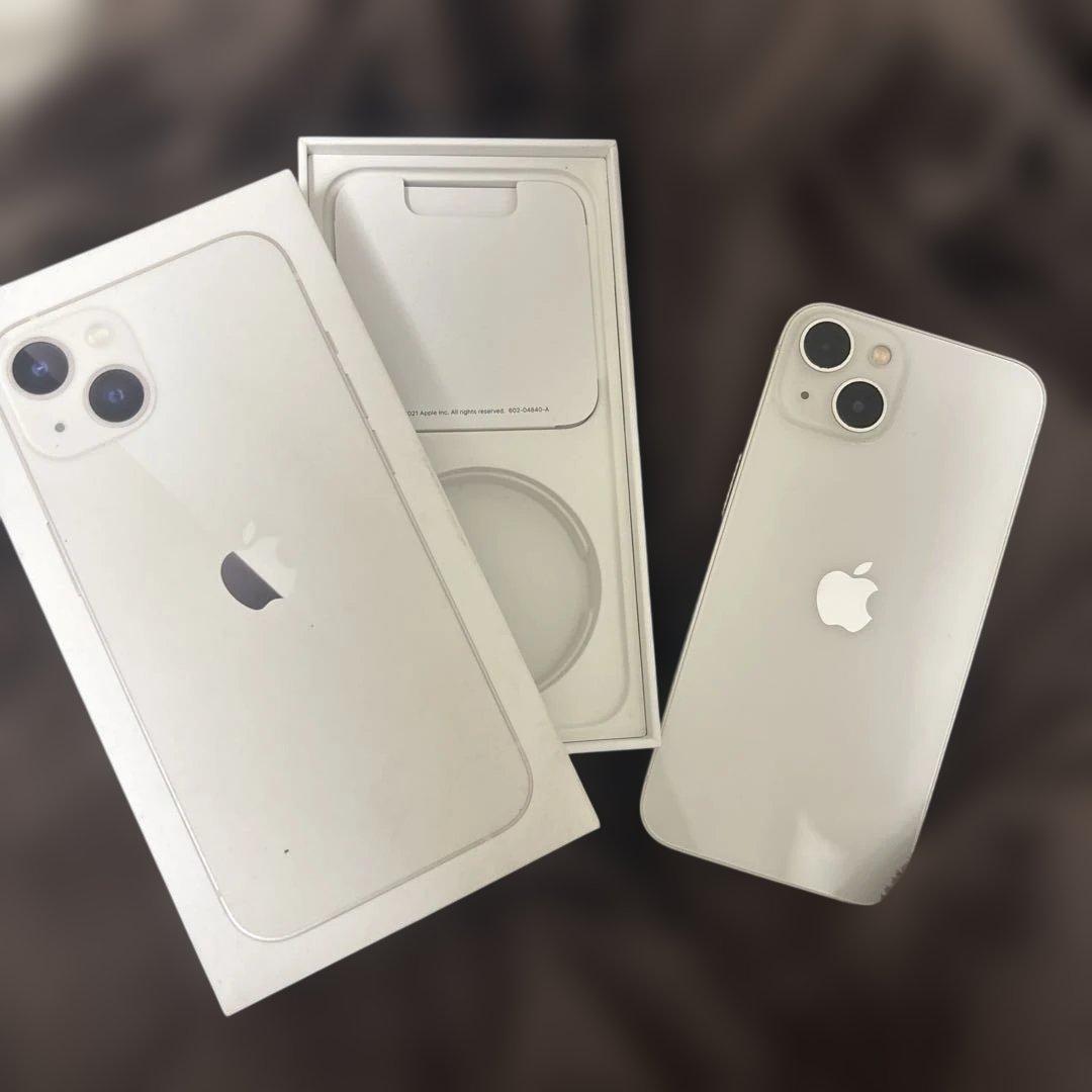 Apple iPhone 13 ホワイト 箱付き 128GB