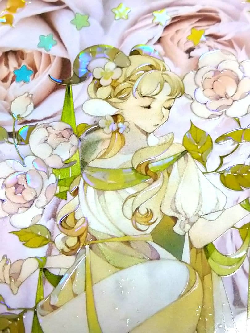 のこり1✩再販✩J522＃星跃(贝壳光)Shine切り売り海外人物マステ女の子