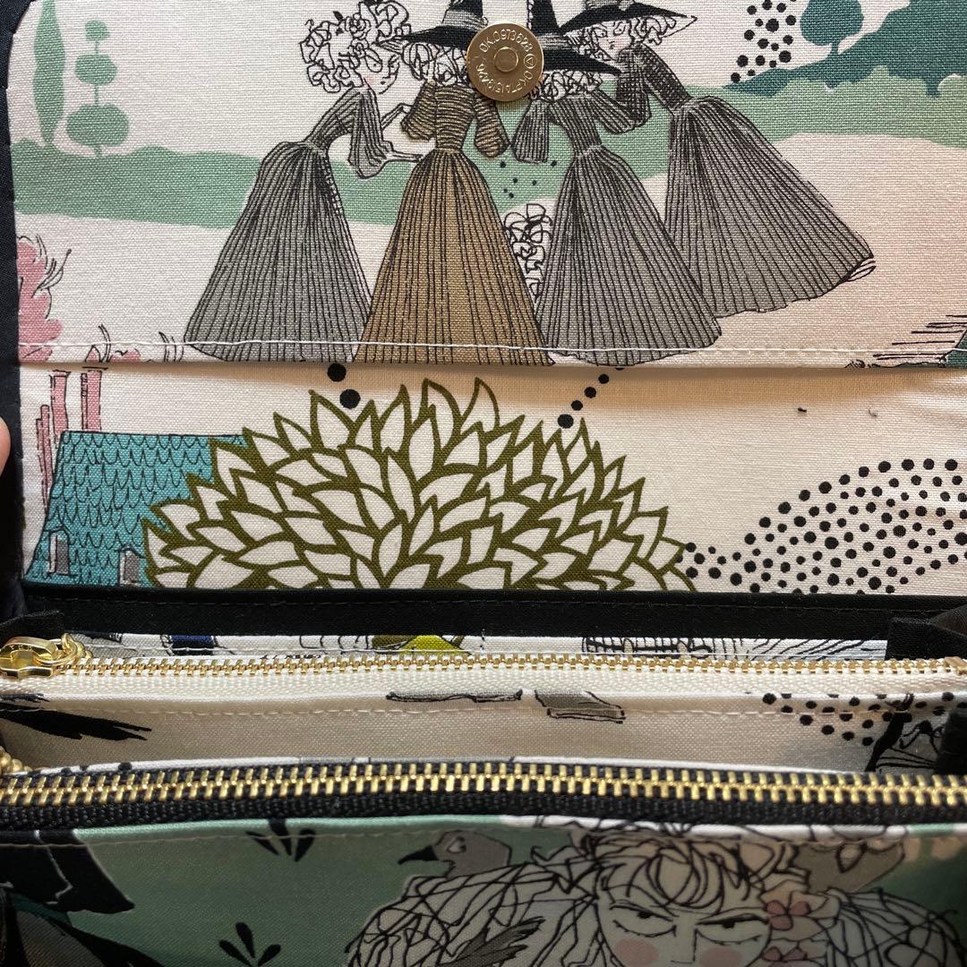 長財布　やりくり財布　ハンドメイド　廃盤レア生地