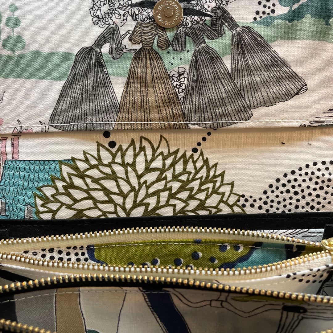 長財布　やりくり財布　ハンドメイド　廃盤レア生地