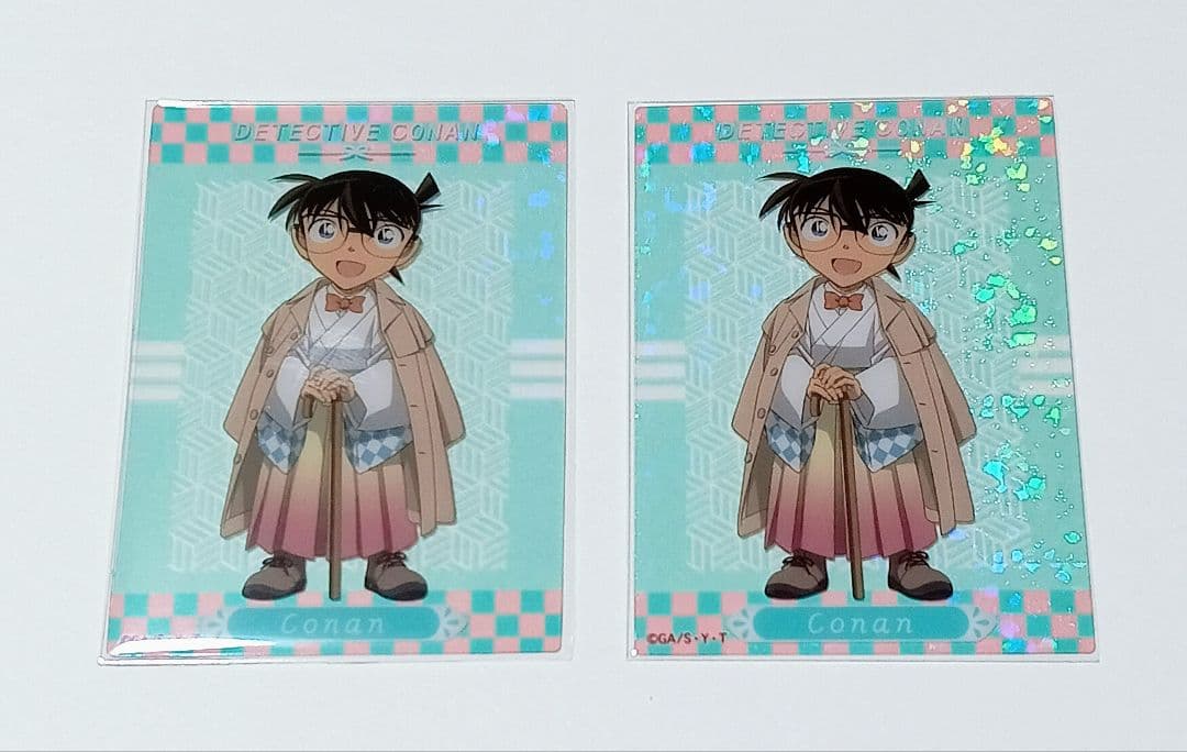 江戸川コナン 着物 アクリルキーホルダー＋カード10点セット