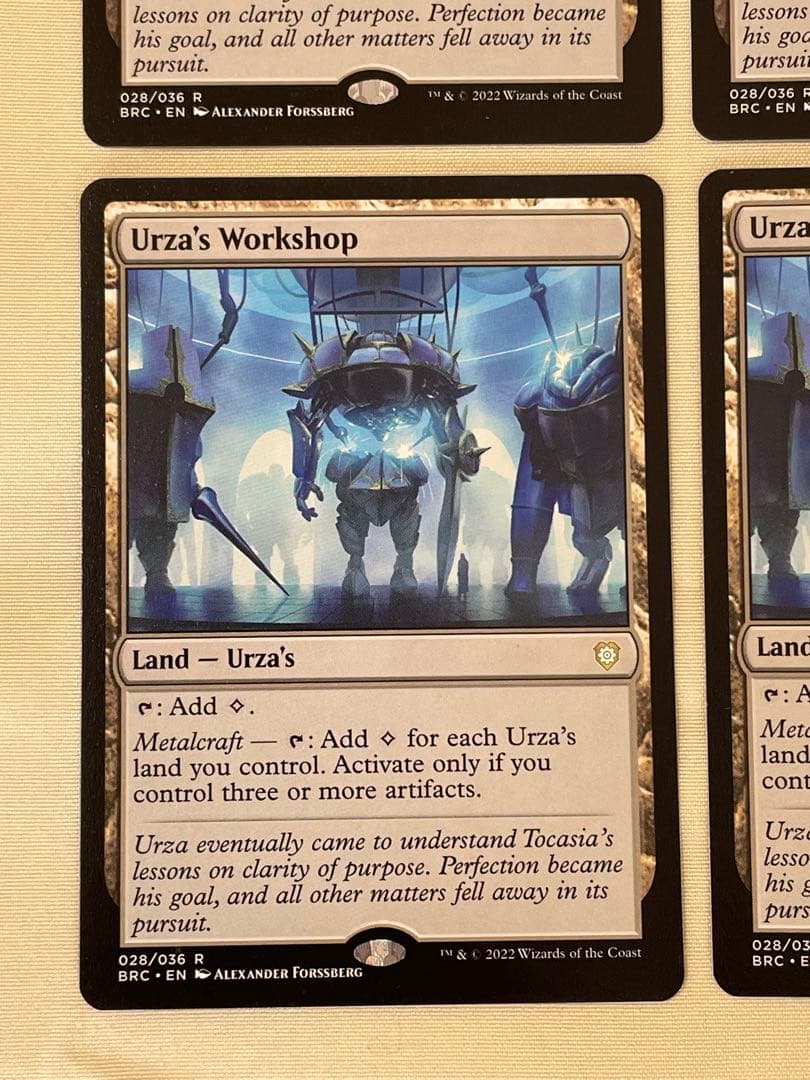 MtG ウルザの作業場/Urza's Workshop 4枚セット