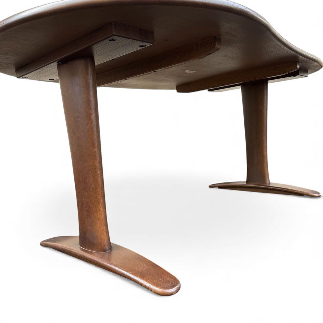 ダイニングテーブル 飛騨産業 キツツキ　豆型　森のことば　オーク材　無垢材