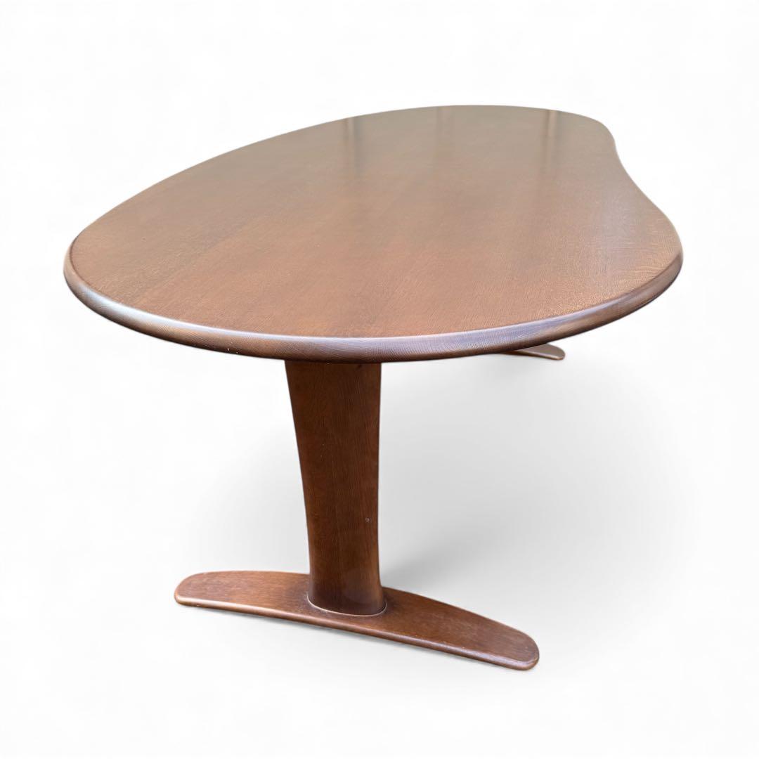 ダイニングテーブル 飛騨産業 キツツキ　豆型　森のことば　オーク材　無垢材