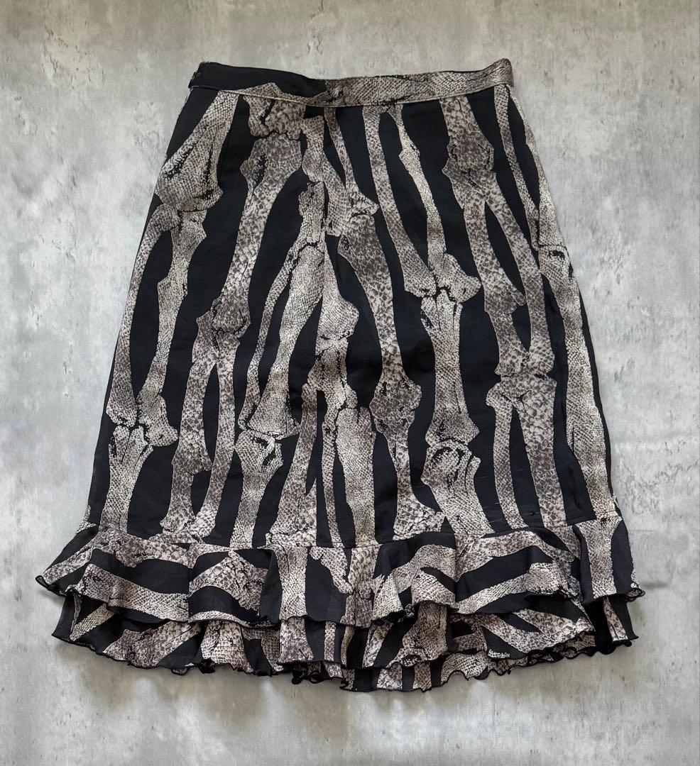 hysterics ヒステリックス ボーンスカート　y2k