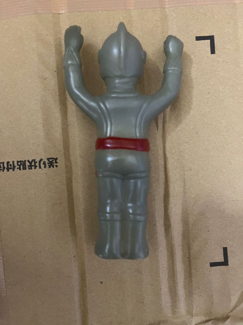 ⚠️レア　大里玩具　シルバー仮面　指人形　当時物