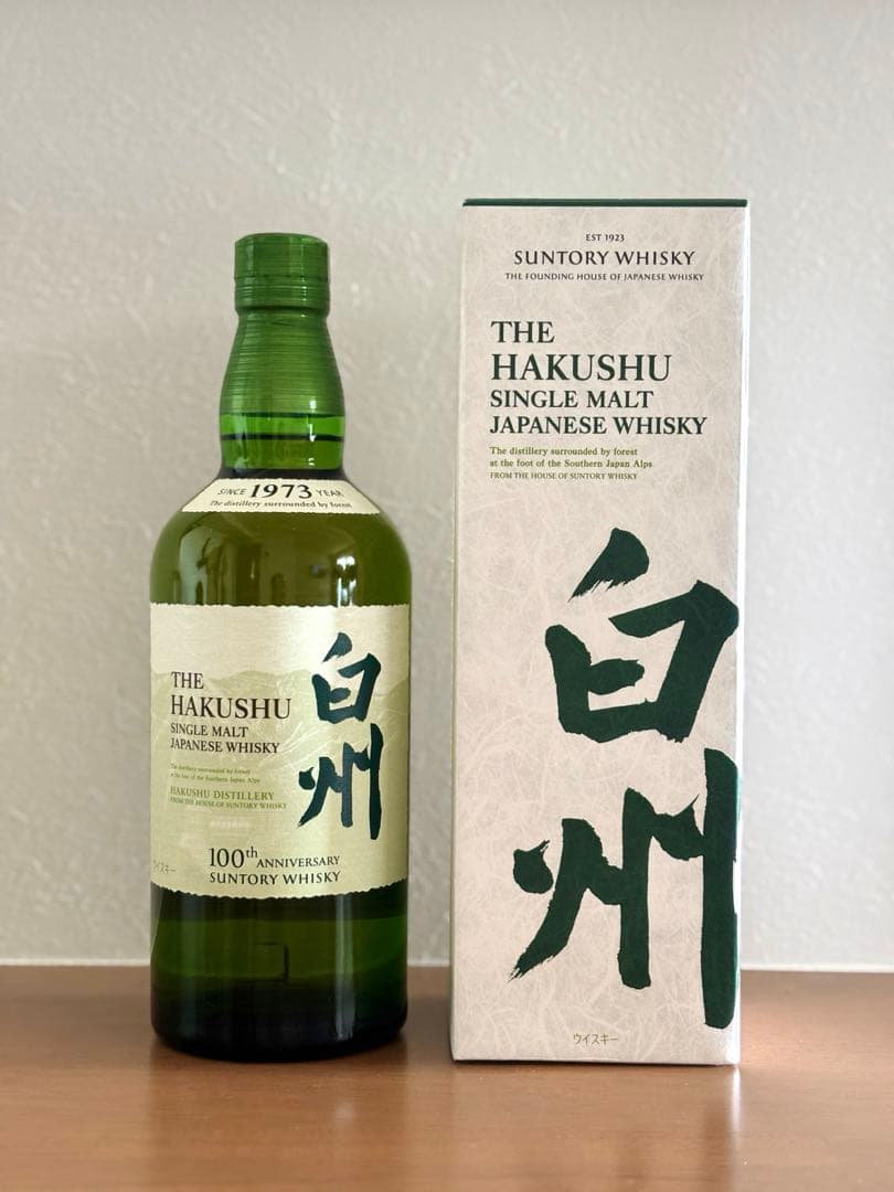 THE HAKUSHU シングルモルトウイスキー 100周年記念