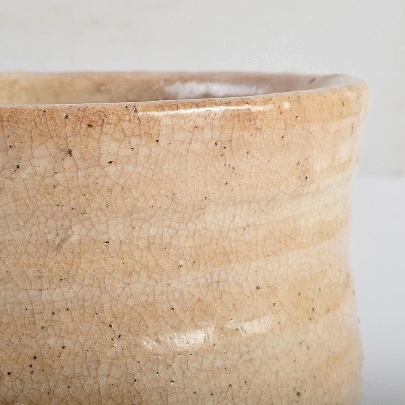 加藤唐九郎（一ム斎）作 古志戸窯 志野茶碗 銘白妙 清水公