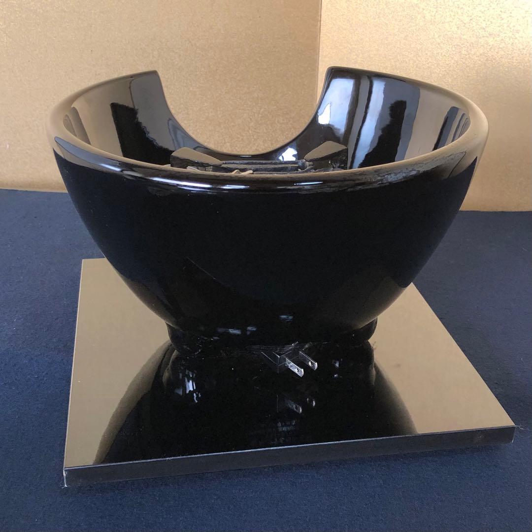 《R》茶道具 野々田式 風炉型電熱器 黒真塗B 元箱　260126く1