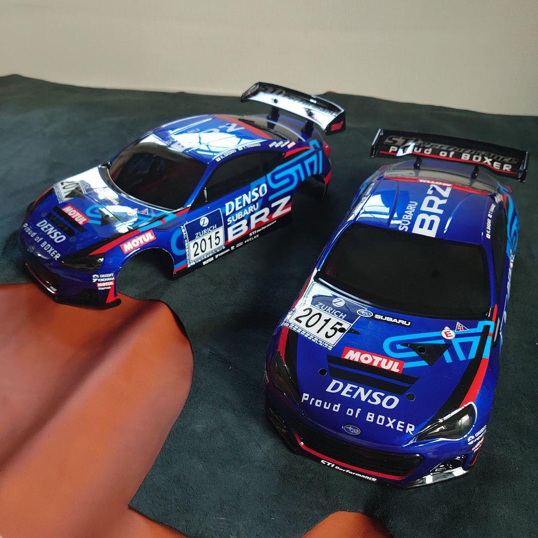 タミヤ1/10RCスバルBRZ スペアボディセット オリジナルペイント2台セット